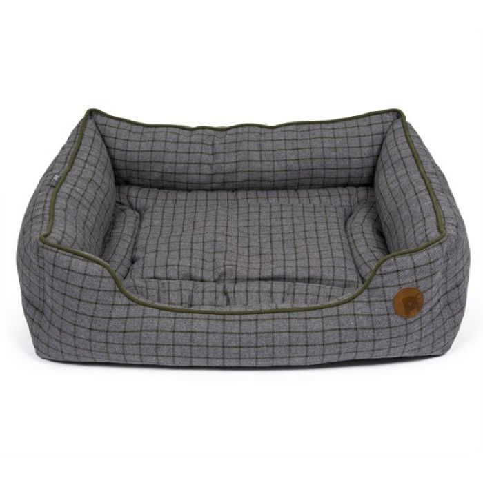 Moss Green Square Bed LRG
