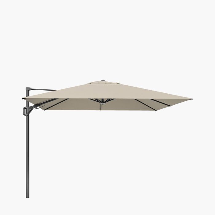 Platinum Premium Challenger T2 Cantilever Parasol 350x260x246cm. Champagne Canopy 