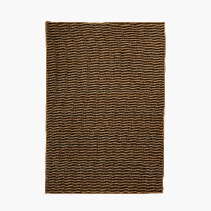 Outdoor Natural and Slate Grey Design Rug