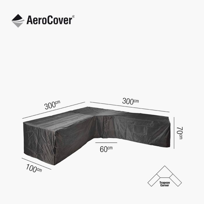 Outdoor Seating Set Aerocover Trapeeze 300x300x100x70cm