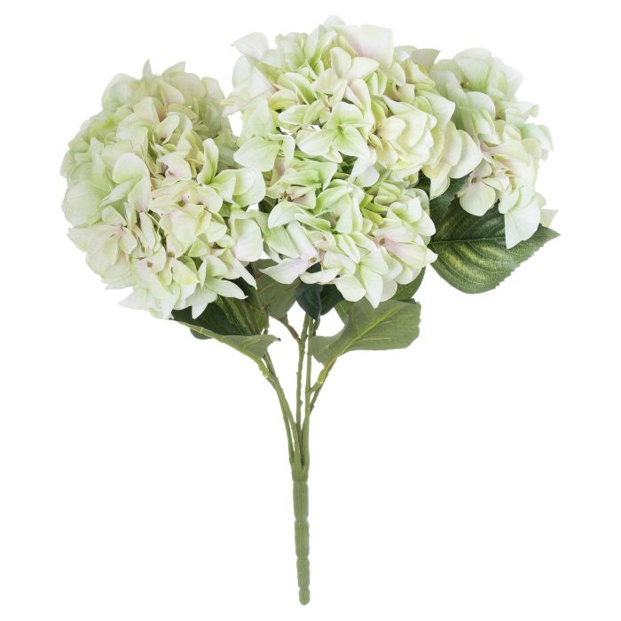 3 Shabby Green Hydrangea Bouquets