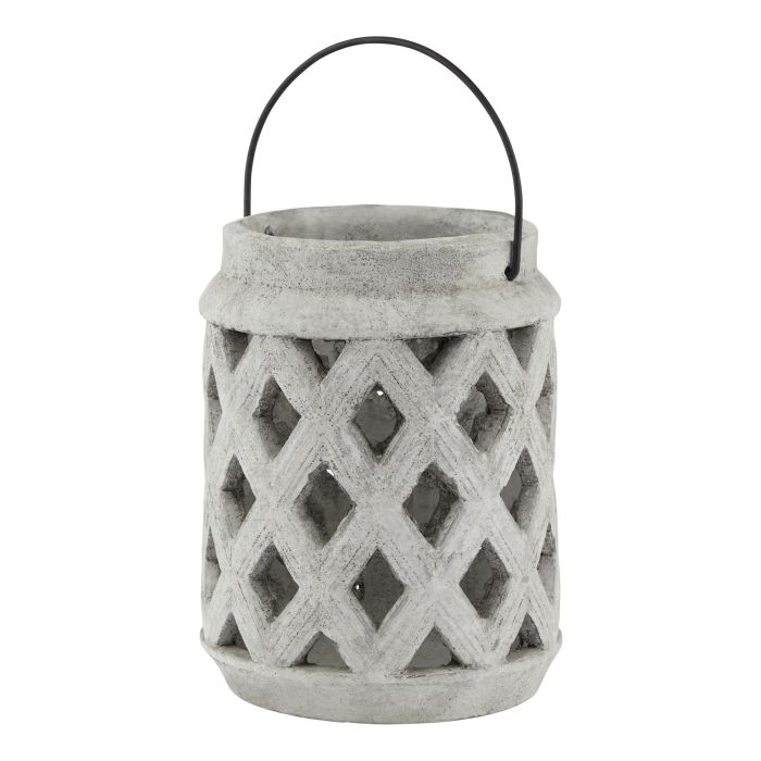 Athena Stone Large Lattice Lantern