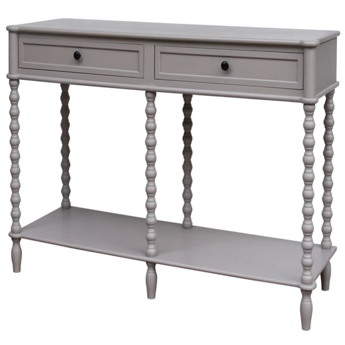 The Camden Collection Large Two Drawer Console Table