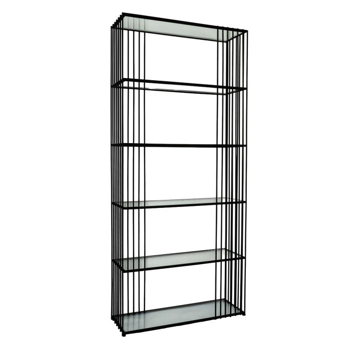 Alto Shelf Unit With Glass Shelves