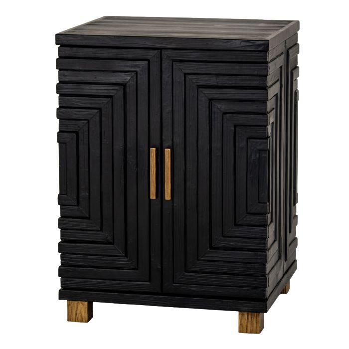 Lennox Black 2 Door Small Sideboard