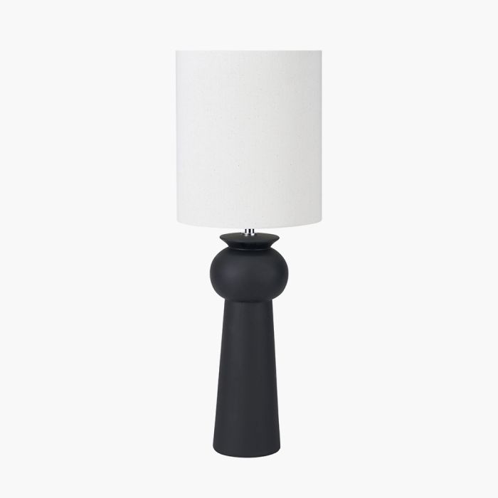 Sloane Black Contemporary Ceramic Table Lamp