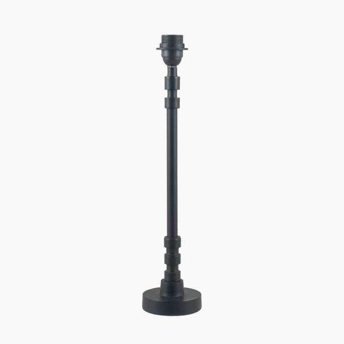 Rhode Matt Black Stick Metal Table Lamp Base