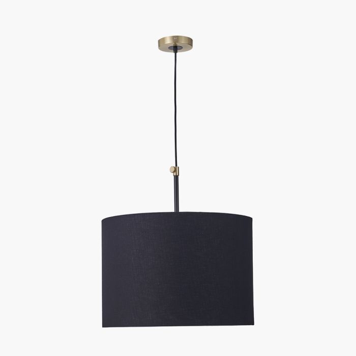 Bryce Black and Gold Metal Ceiling Pendant 