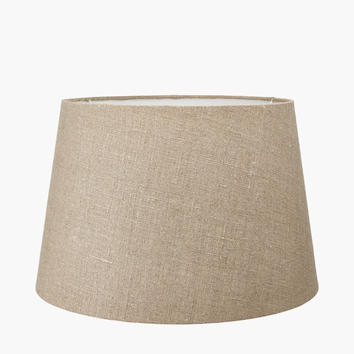 Milos 50cm Natural Linen Tapered Lampshade