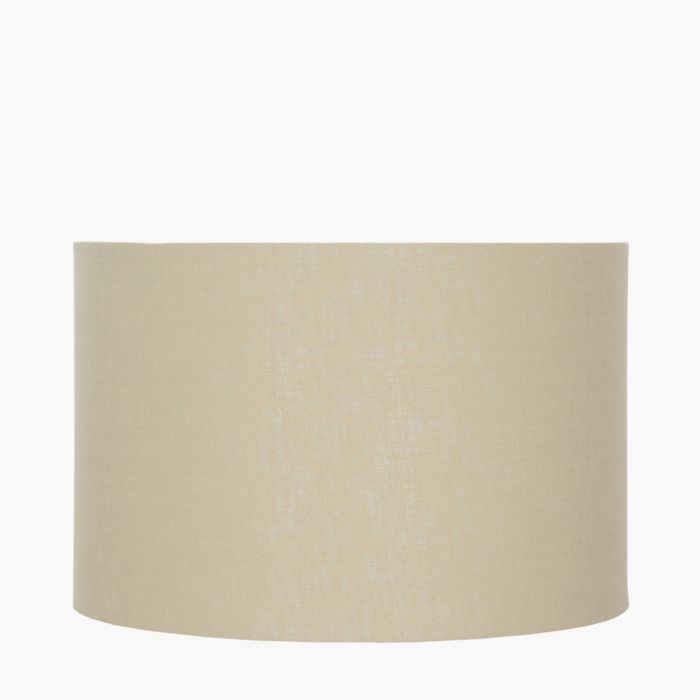 Lino 40cm Butterscotch Self Lined Linen Drum Lampshade