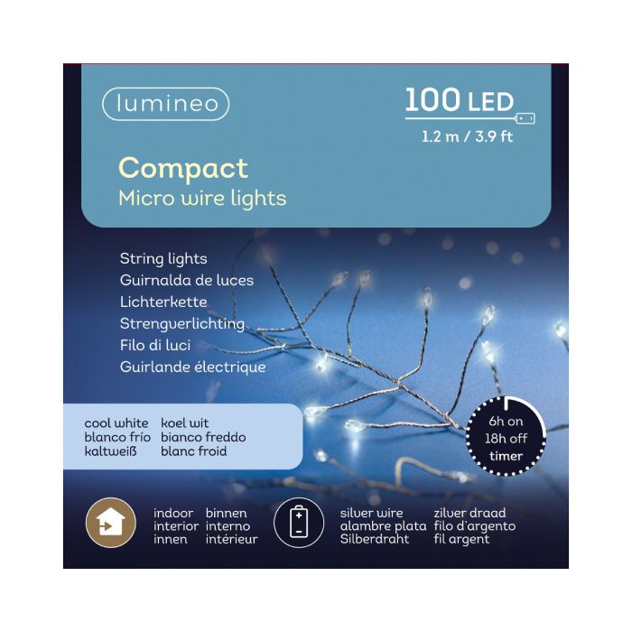 100 Micro LED Compact Lights Cool white  