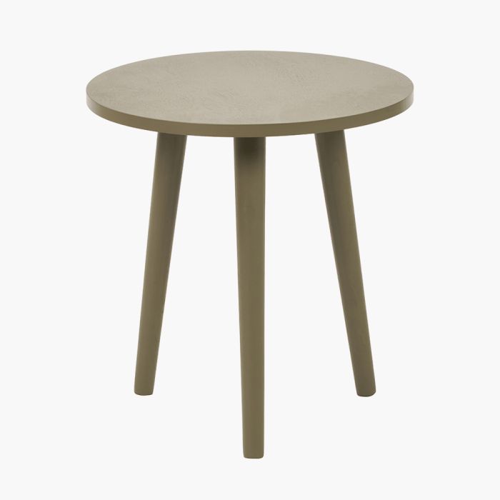 Croft Olive Pine Wood Side Table
