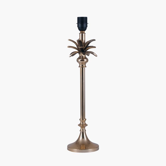 Trafalgar Gold Metal Palm Tree Table Lamp Base