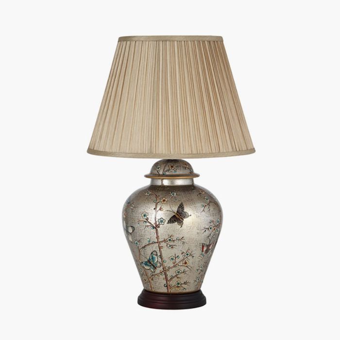 Papilion Hand Painted Butterfly Ceramic Table Lamp