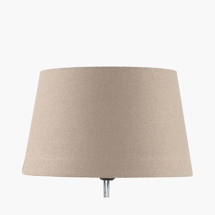 Winston 40cm Taupe Handloom Tapered Cylinder Shade