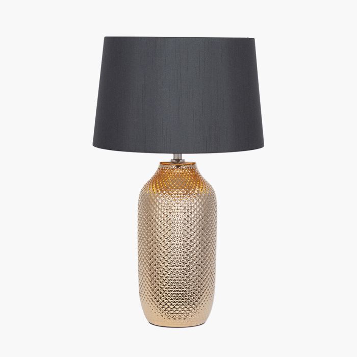 Nova Gold Textured Ceramic Table Lamp