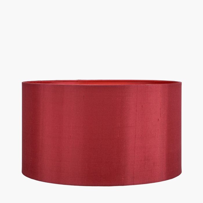 Zara 35cm Mulberry  Silk Lined Cylinder Shade