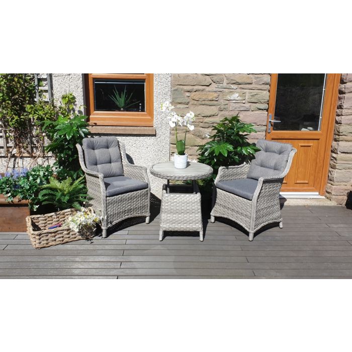 Levante Bistro Set with Height Adjustable Table