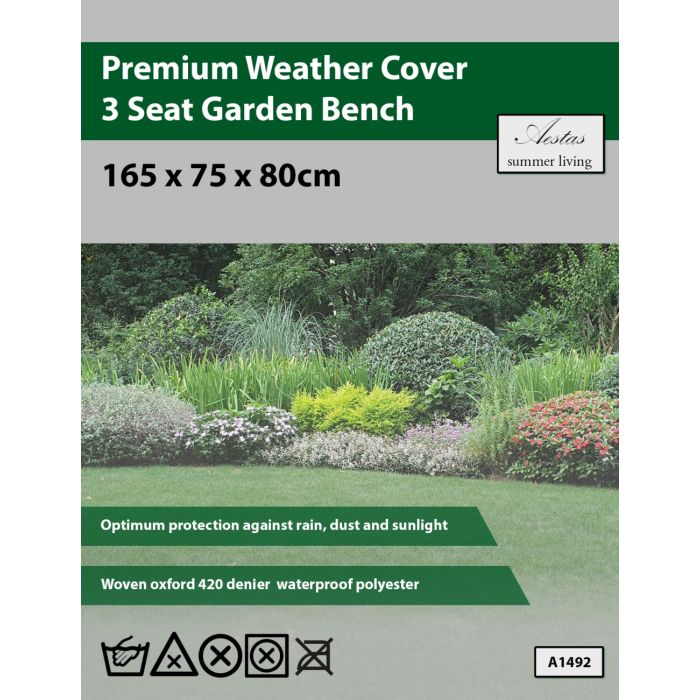 Aestas Premium 3 Seat Garden Bench Weather Cover