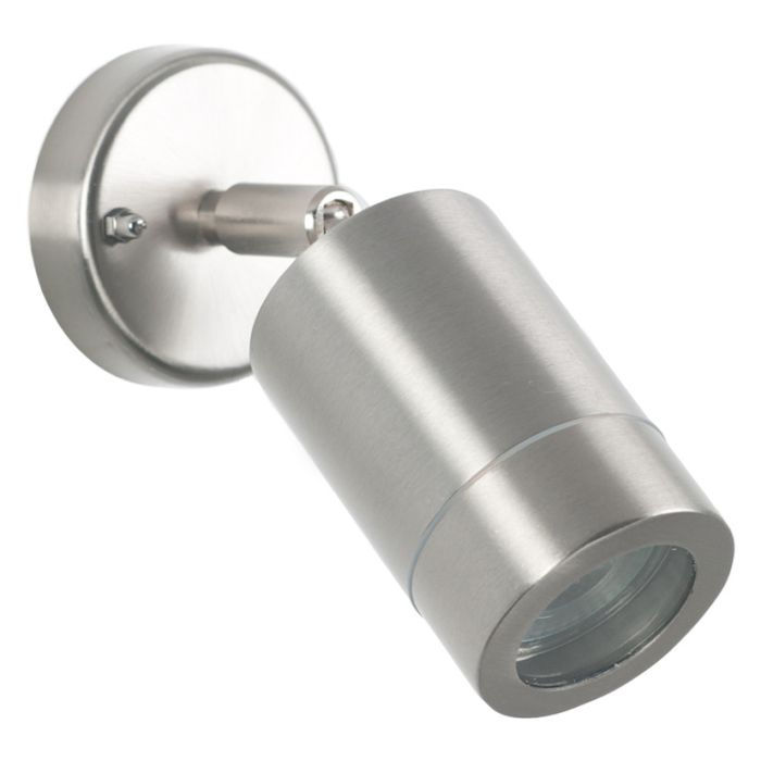 Brushed Steel Adjustable Directional Spot Light