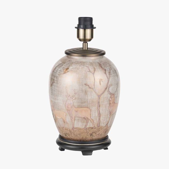 Deer Medium Glass Table Lamp Base