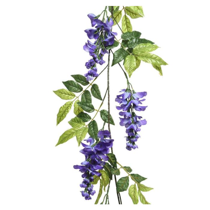Wisteria Garland - Purple Flowers 156cm
