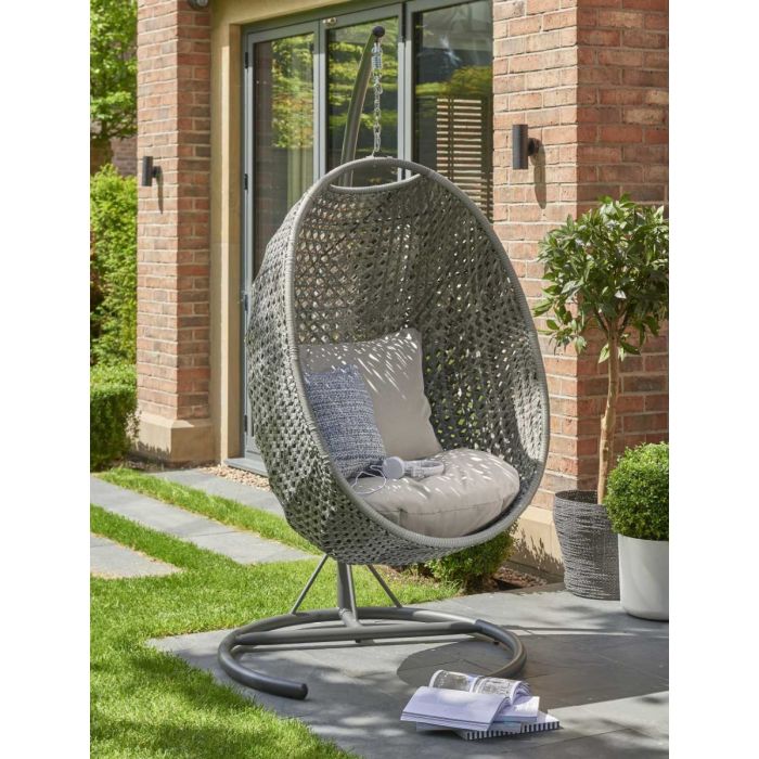 Goldcoast Single Swing Egg Chair - Grey