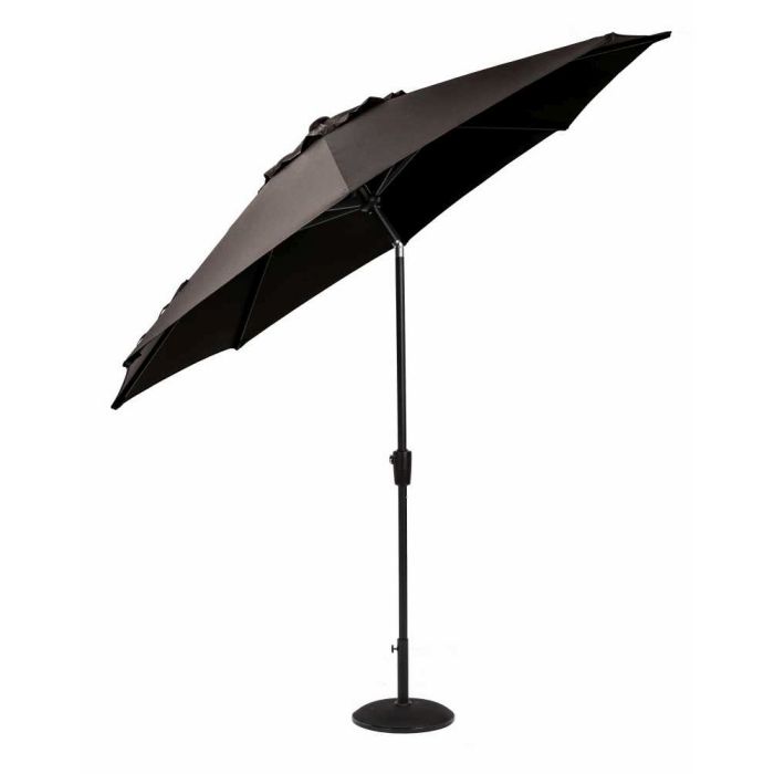 Elizabeth 300cm Round Crank & Tilt Parasol. Carbon Canopy.