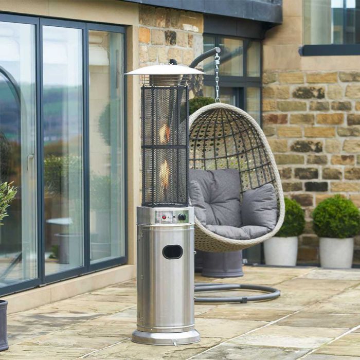 Dragon Cylinder  Patio Heater Stainless Steel