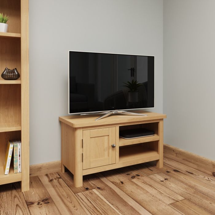 Essentials TV Unit  in Rustic Oak