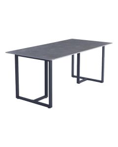 Essentials 1.8m Sintered Stone Top Dining Table in Grey