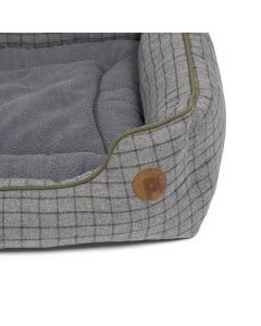 Moss Green Square Bed MED