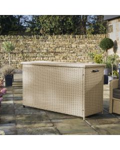 Cushion Storage Box Large Sandy Beige