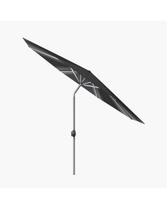 Glow Defender 3m Round Anthracite Centre Pole Parasol