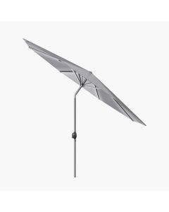 Glow Defender 3m Round Luna Grey Centre Pole Parasol