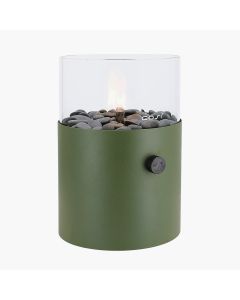 Cosiscoop XL Gas Fire Lantern - Moss Green