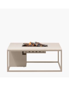 Cosiloft 120 Sandy Beige Gas Fire Pit Table 120x80x50cm