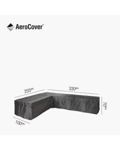 Outdoor Seating Set Aerocover Right Hand L-Shape 330 x 255 x 100 x 70