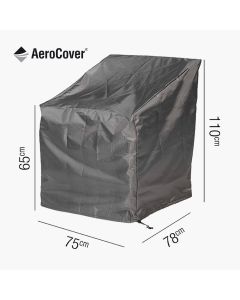 High Back Lounge Chair Aerocover 75x78x110cm