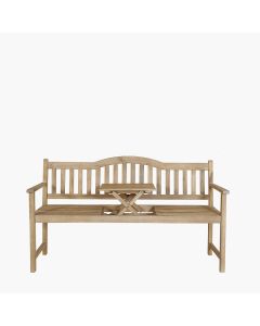 Richmond Natural 3 Seat Bench with Pop Up Table