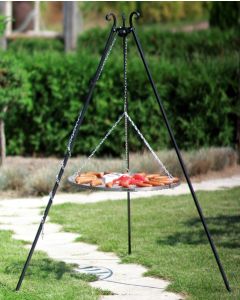 Cook King 180cm Tripod With 70cm Stainless Steel Grate