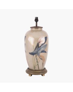 RHS Arum Lily Tall Glass Table Lamp