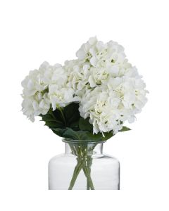 3 Stems of White Hydrangea Bouquet