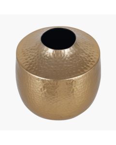 Brass Metal Hammered Small Vase