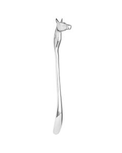 Silver Nickel Horse Head Detail Shoe Horn