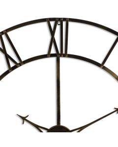 Large Antique Brass Large Skeleton Clock