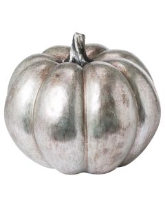 Large Silver Foil Pumpkin