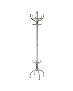 Silver Hat & Coat Stand