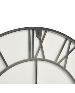 Grey Skeleton Wall Clock