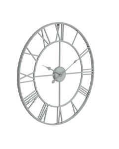 Grey Skeleton Wall Clock